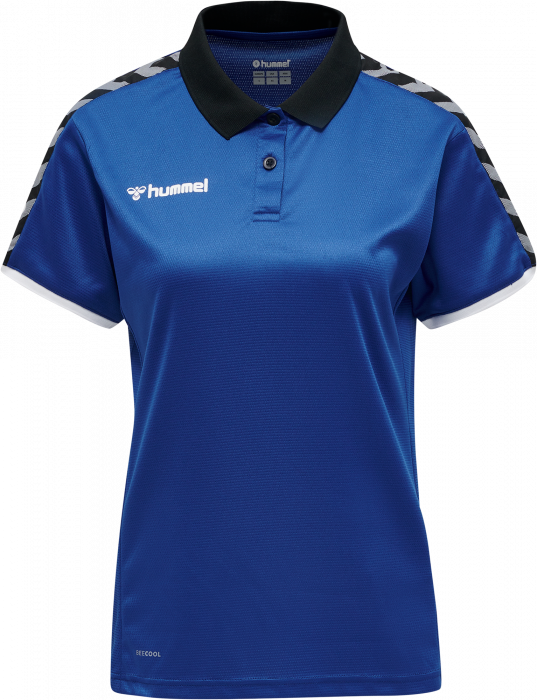 Hummel - Authentic Woman Functional Polo - True Blue & svart