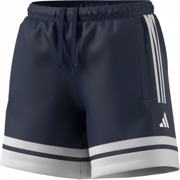 Adidas - Squadra 25 Dt Shorts Women - T Navy Blue & branco