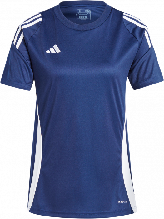 Adidas - Tiro 24 Player Jersey Women - T Navy Blue & branco