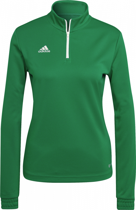 Adidas - Entrada 22 Træning Top With Half Zip Woman - Groen