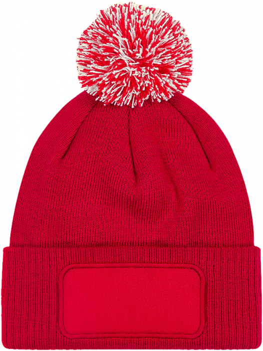 Beechfield - Cap With Tassel For Logoprint - Rood