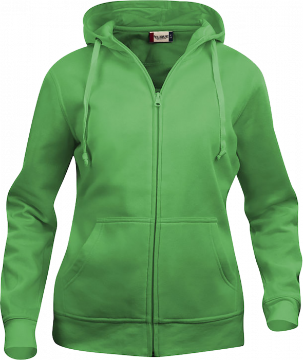 Clique - Full Zip Hoody Women - Apple green