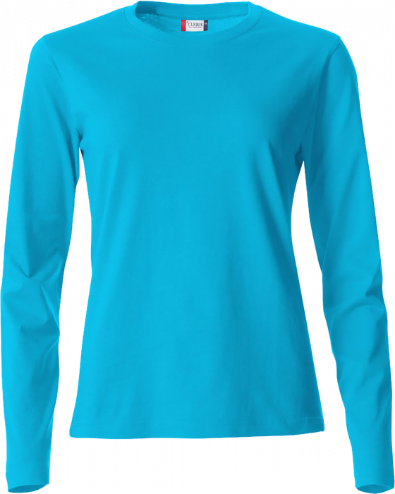 Clique - Basic-T L/s Ladies - Turquoise