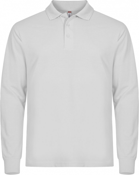 Clique - Manhattan Polo Longsleeve - Branco