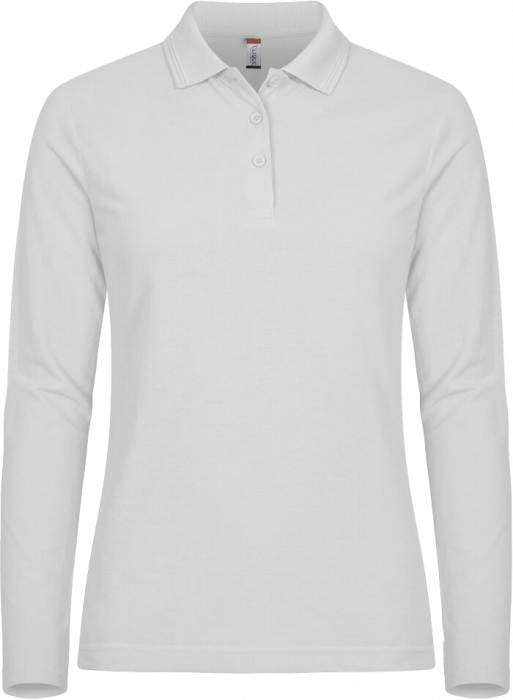 Clique - Manhattan Polo Longsleeve Women - Weiß