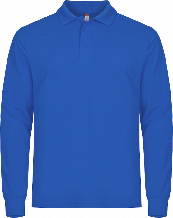 Clique - Manhattan Polo Longsleeve - Blu reale