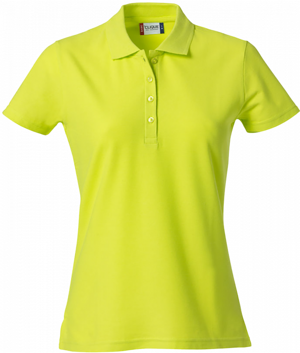 Clique - Basic Polo Dame - Visibility Green