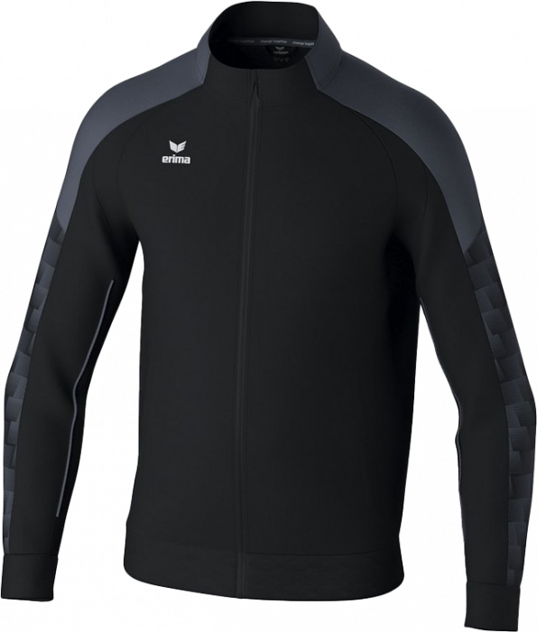 Erima - Evo Star Training Jacket Full Zip - Schwarz & slate grey