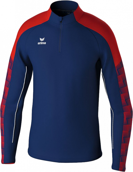 Erima - Evo Star Training Top Half Zip - New Navy & rot