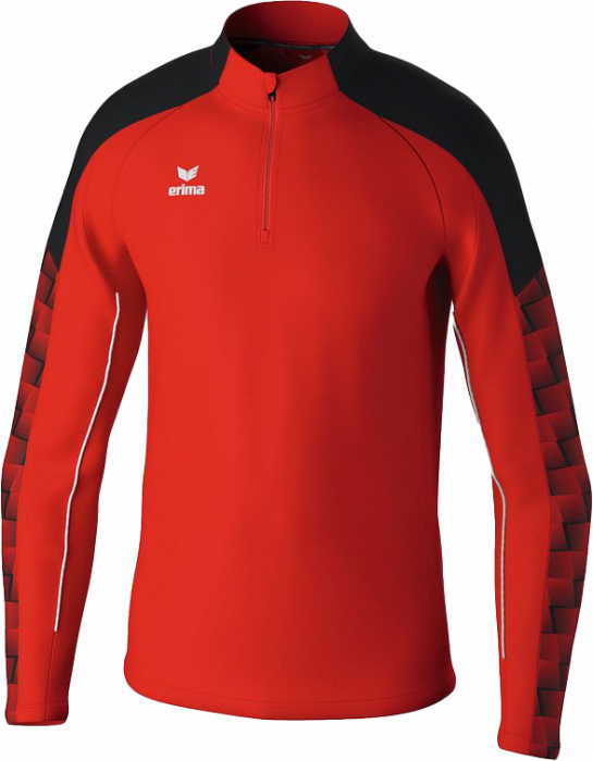 Erima - Evo Star Training Top Half Zip - Rojo & negro