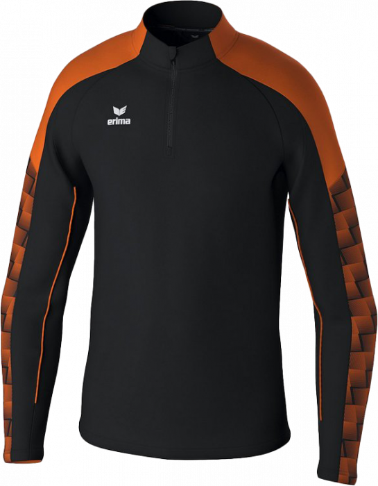 Erima - Evo Star Training Top Half Zip - Negro & orange