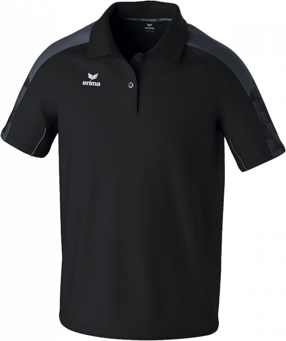 Erima - Evo Star Polo - Negro & slate grey