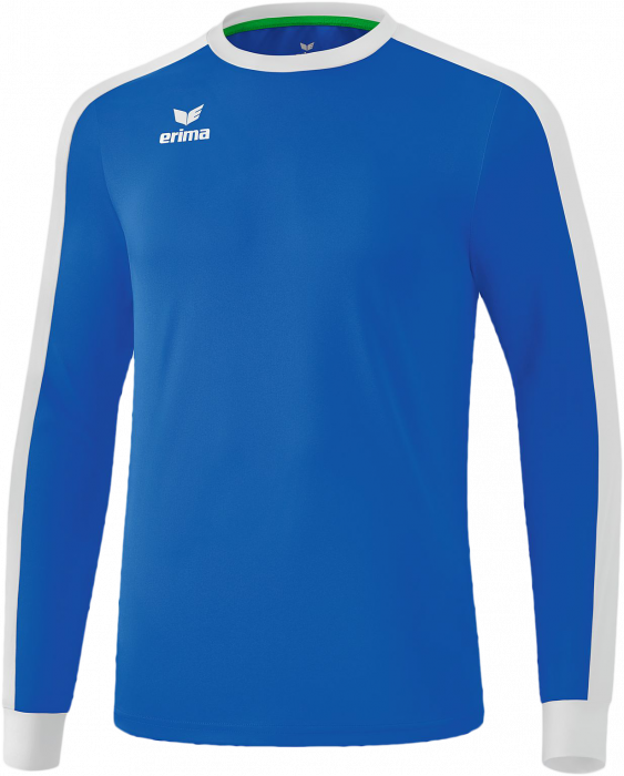 Erima - Retro Star Longsleeve Jersey - Azul & blanco