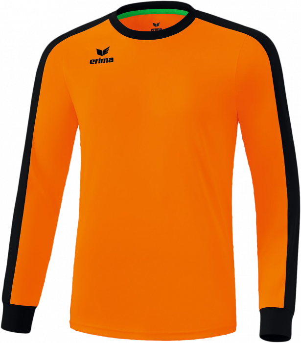 Erima - Retro Star Longsleeve Jersey - Orange & black