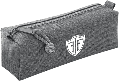 Quadra/Bagbase - Fif Pencil Case - Grey Marl