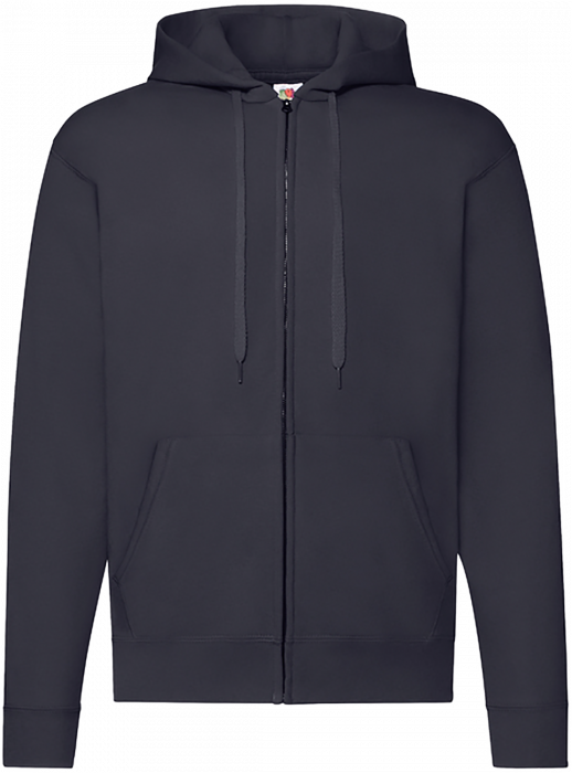 Fruit of the loom - Classic Hodded Sweat Jacket - Deep Navy