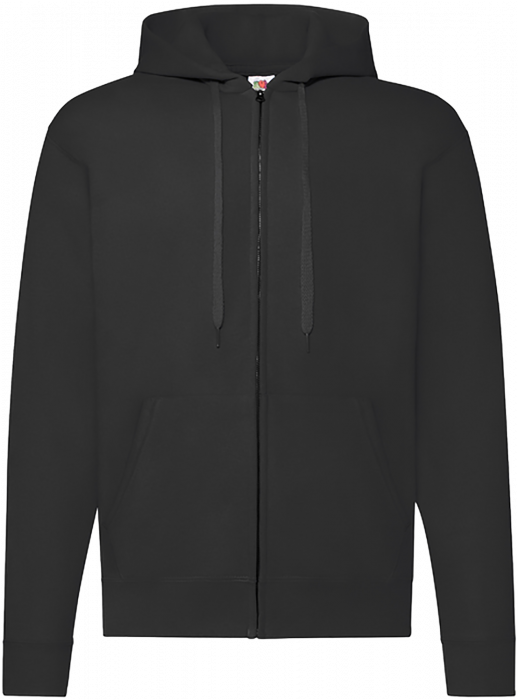 Fruit of the loom - Classic Hodded Sweat Jacket - Noir