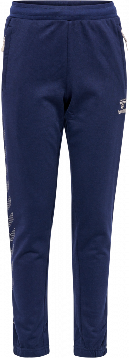 Hummel - Move Grid Cotton Pants Kids - Marine