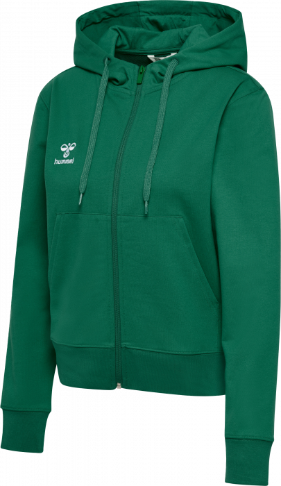 Hummel - Go 2.0 Zip Hoodie Women - Evergreen