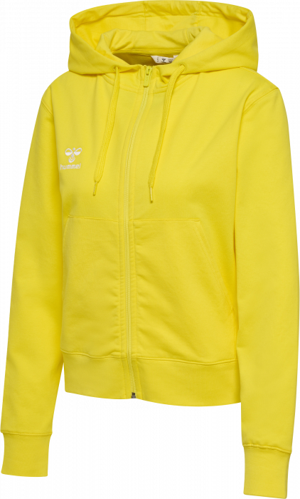 Hummel - Go 2.0 Zip Hoodie Women - Blazing Yellow