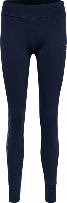 Hummel - Move Grid Bomulds Tights Dame - Marine