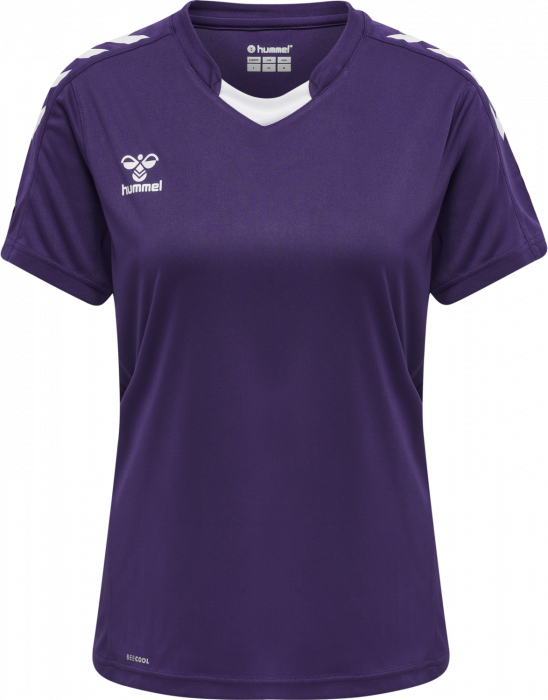 Hummel - Core Xk Poly Jersey Women - Purple Reign & blanc