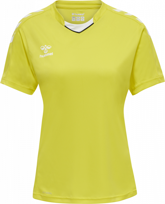 Hummel - Core Xk Poly Jersey Women - Blazing Yellow & biały