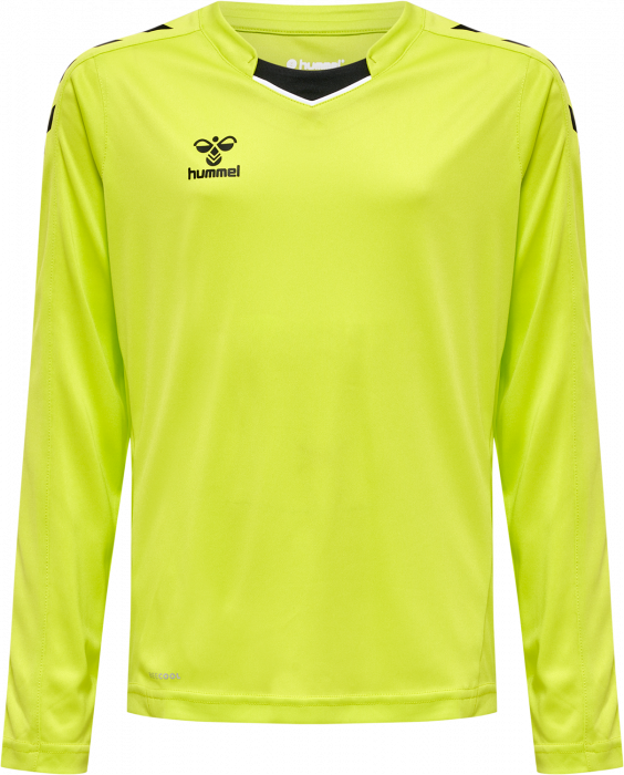 Hummel - Core Xk Poly Jersey Long Jr - Lime & nero