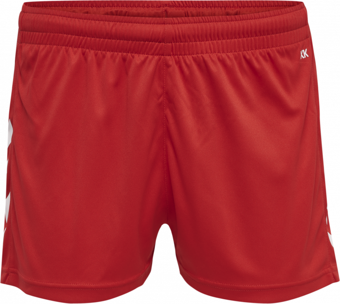 Hummel - Core Xk Poly Shorts Women - True Red & blanc