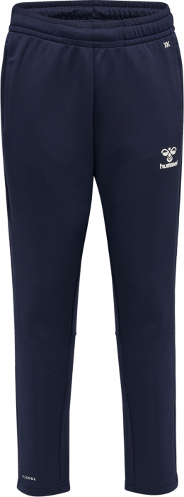 Hummel - Core Xk Poly Training Pants Kids - Marine & white