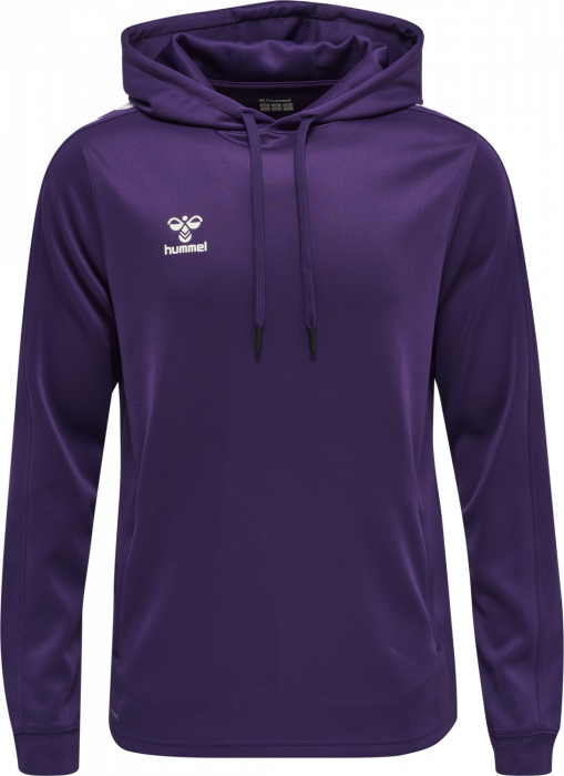 Hummel - Core Xk Hoodie - Purple Reign & wit