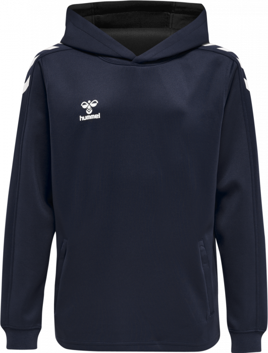 Hummel - Core Xk Hoodie Kids - Marine & branco