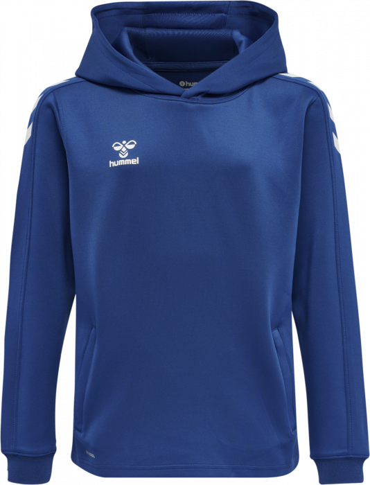 Hummel - Core Xk Hoodie Kids - True Blue & blanco