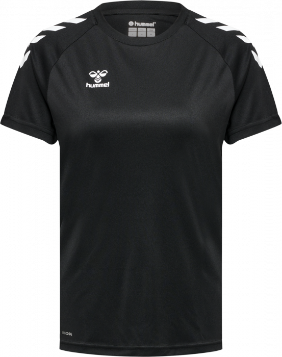 Hummel - Core Xk Poly T-Shirt Women - Svart & vit