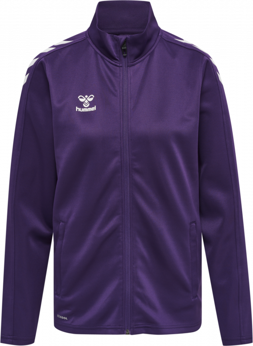 Hummel - Core Xk Poly Sweatshirt Women - Purple Reign & white