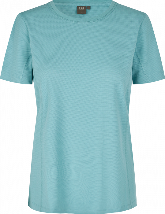 ID - Lyocell T-Shirt Dame - Støvet Aqua