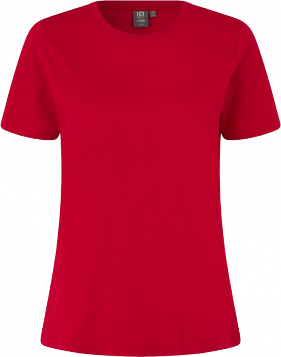 ID - Cotton T-Time T-Shirt Dame - Rosso