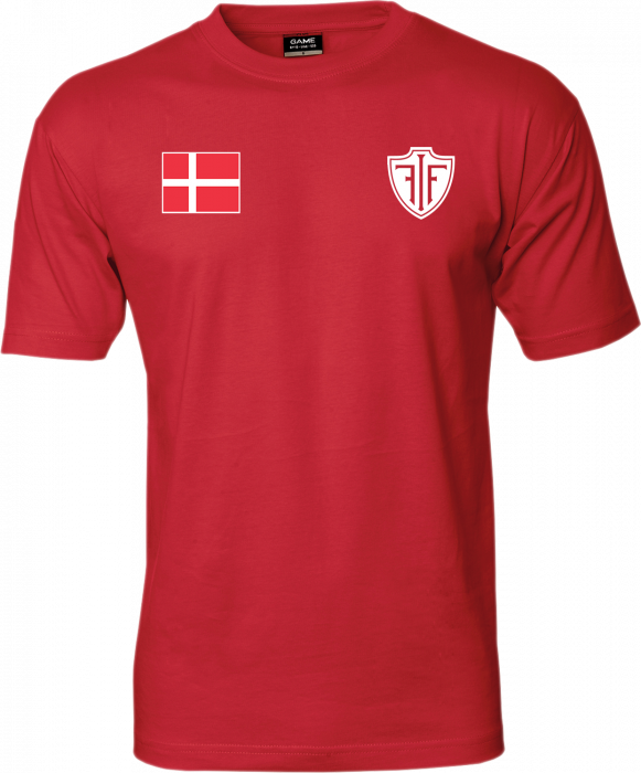 ID - Fif Denmark Shirt - Czerwony