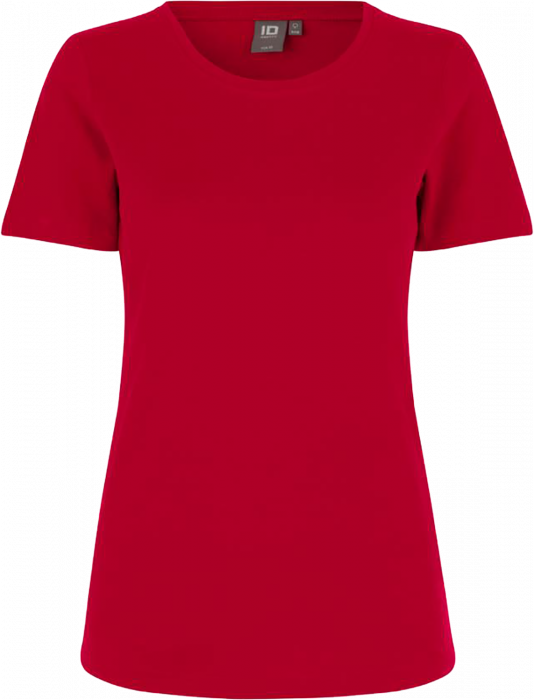 ID - Interlock Tee Women - Czerwony