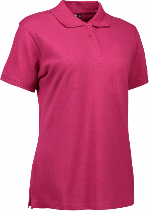 ID - Polo Stretch (Dame) - Cerise