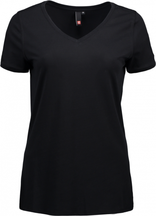 ID - V-Neck Tee Women - nero