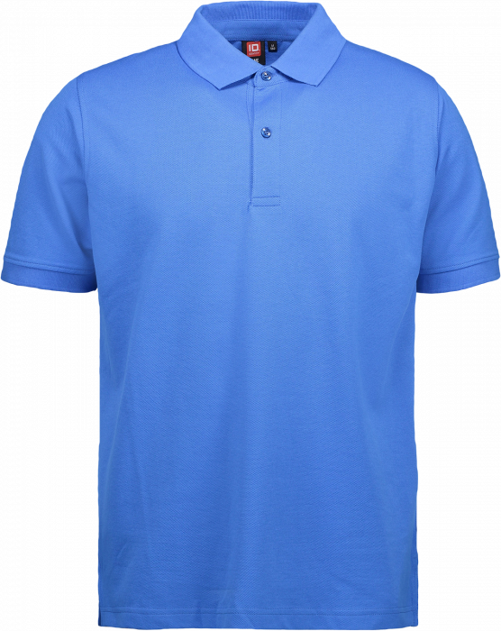 ID - Piqué Mens Poloshirt - Blue Cobolt