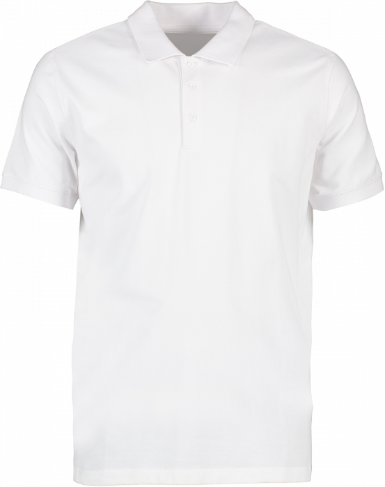 ID - Organic Polo T-Shirt Men - Blanco