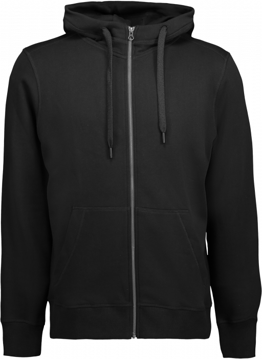 ID - Hoodie W. Zip  (Mens) - Noir