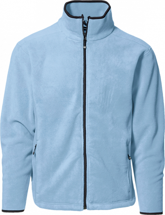 ID - Micro Fleece Cardigan Men - Light blue