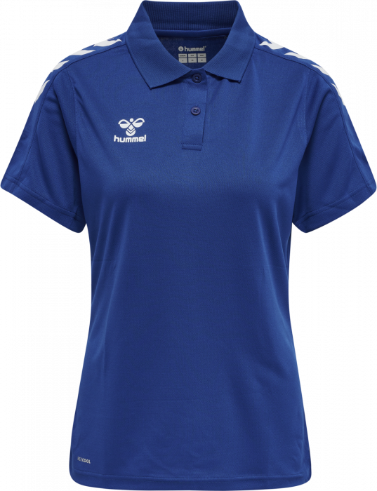 Hummel - Core Xk Polo Dame - True Blue & hvid