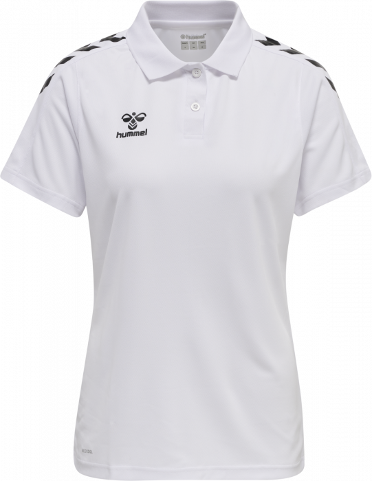 Hummel - Core Xk Polo Women - Branco & preto