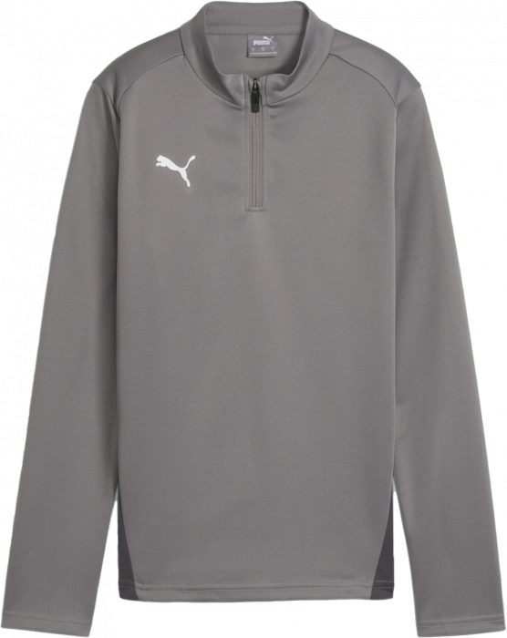 Puma - Team Goal Training Top With Half Zip Women - Grey Heather