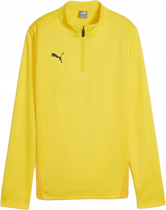 Puma - Team Goal Training Top With Half Zip Women - Yellow