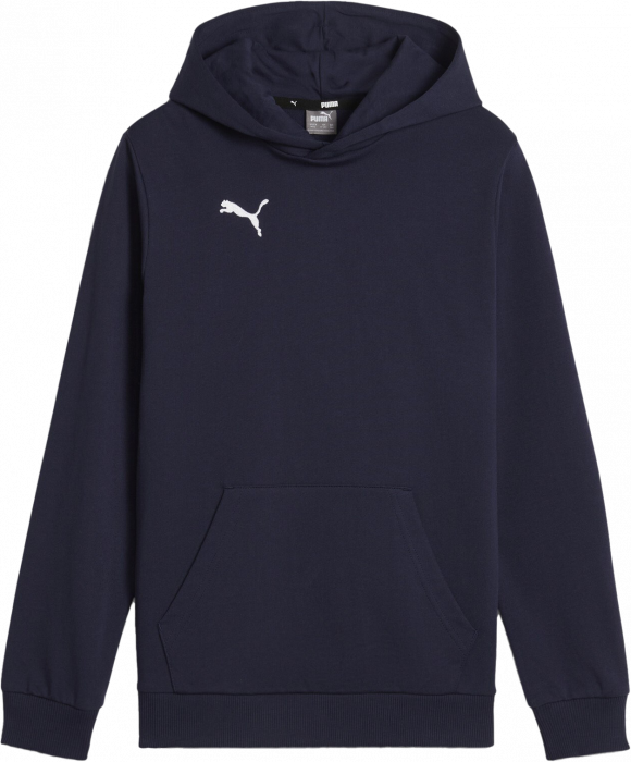 Puma - Teamgoal Casual Hoodie Kids - Marine & wit